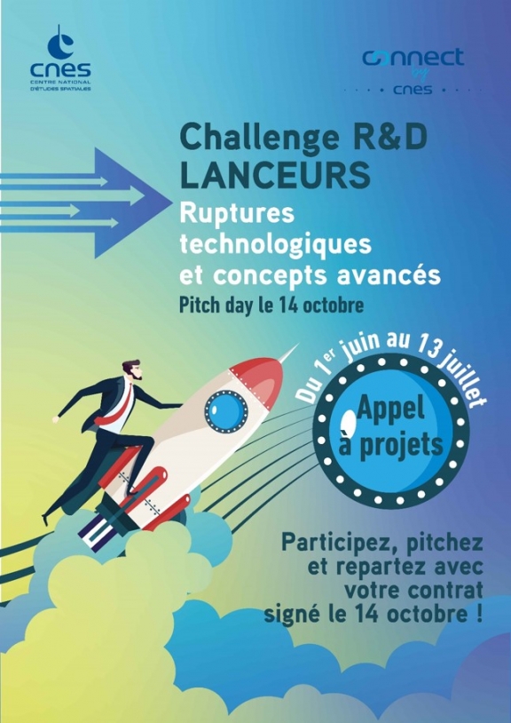 Affiche Challenge R&amp;D Lanceurs - octobre 2021
